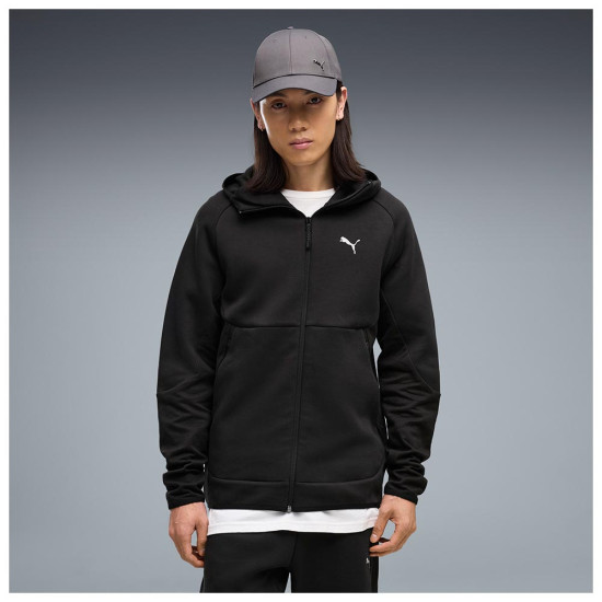 Puma Ανδρική ζακέτα Tech Slim Elevated Full-Zip Hoodie